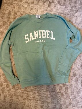 Sanibel Island Green Crewneck Sweatshirt - Men